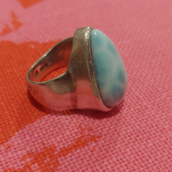 Jewelry - Larimar Sterling Silver Ring